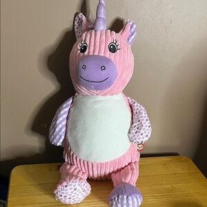 Sensory unicorn Cubbies pink purple stuffy